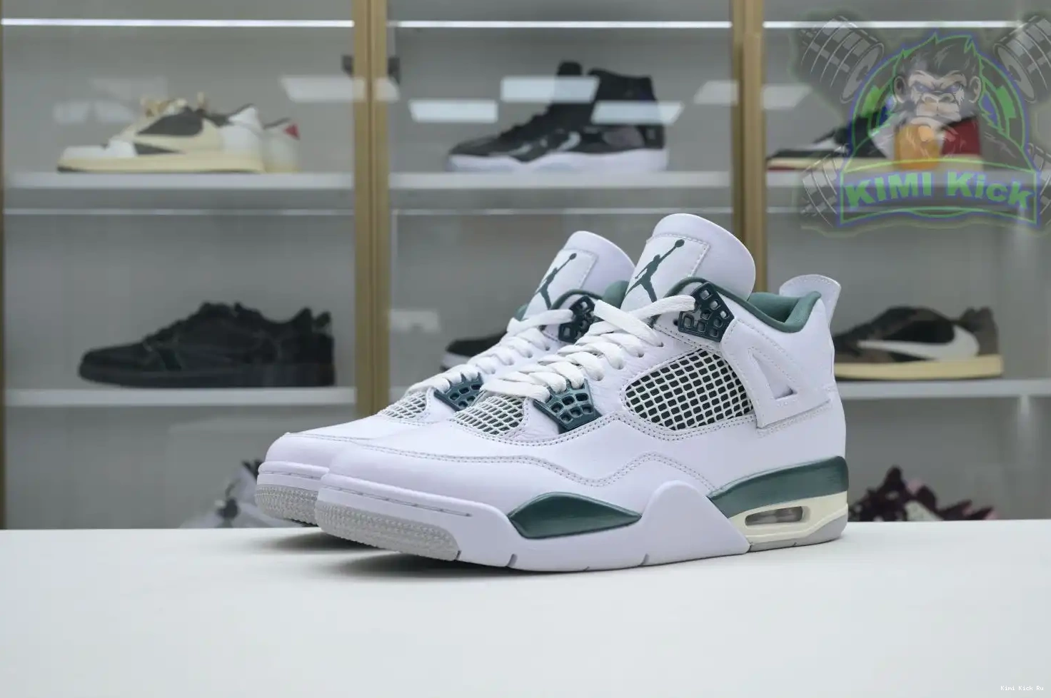 Jordan Green Oxidized Kimikick Air 4 0821